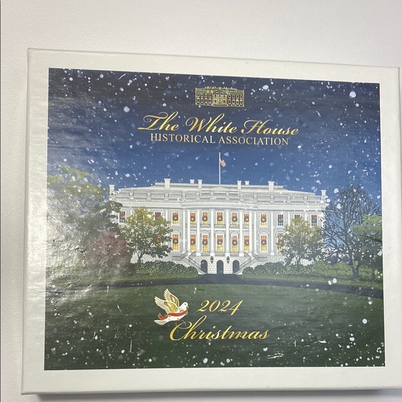 White House Historical Association 2024 Christmas Ornament in box Jimmy Carter - Picture 1 of 11